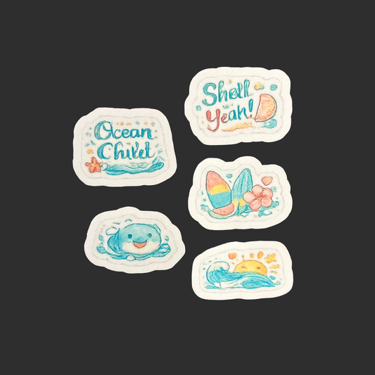 Kids Beach Sticker