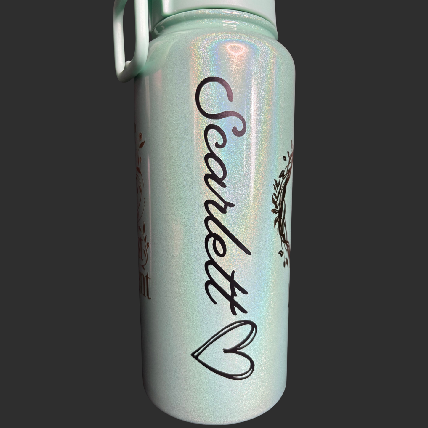 Personalised Name + Icon Decal for School Bottles & Lunchboxes