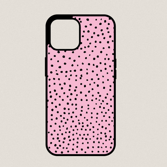 Pink with Black Dots